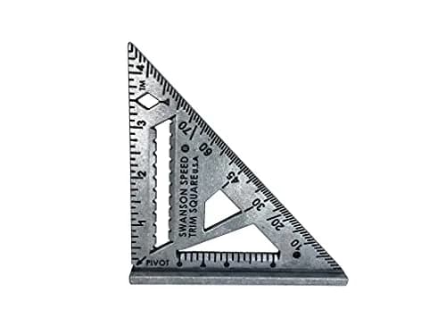 Swanson 4.5 Inch Trim Speed Square for Precise Marking and Cutting - main product image