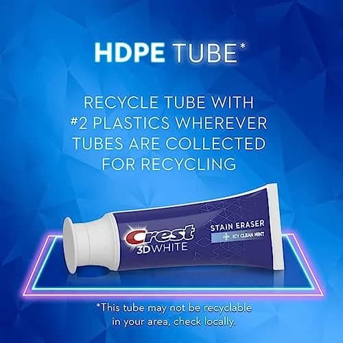 Crest 3D White Stain Eraser Toothpaste, ICY Clean Mint, 6.2 oz (176 g) | Removes 80% Surface Stains thumbnail 4