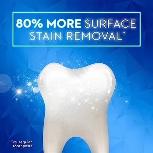 Crest 3D White Stain Eraser Toothpaste, ICY Clean Mint, 6.2 oz (176 g) | Removes 80% Surface Stains thumbnail 2