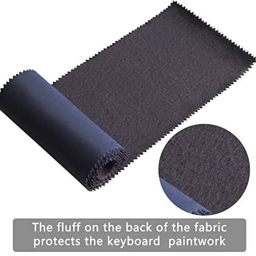 Mooson Piano Keyboard Anti-Dust Cover Dark Blue | High-Technology Fabric Key Cover Cloth for Upright, Electric & Grand Pianos (50 inches x 5.9 inches) thumbnail 7