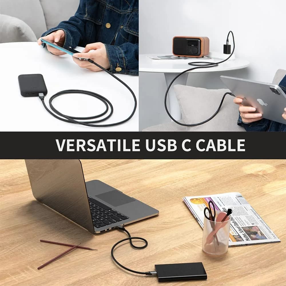 CableCreation USB A to USB C Cable 1m (3.3FT) | 10Gbps Data Transfer & 60W Charging - view 5