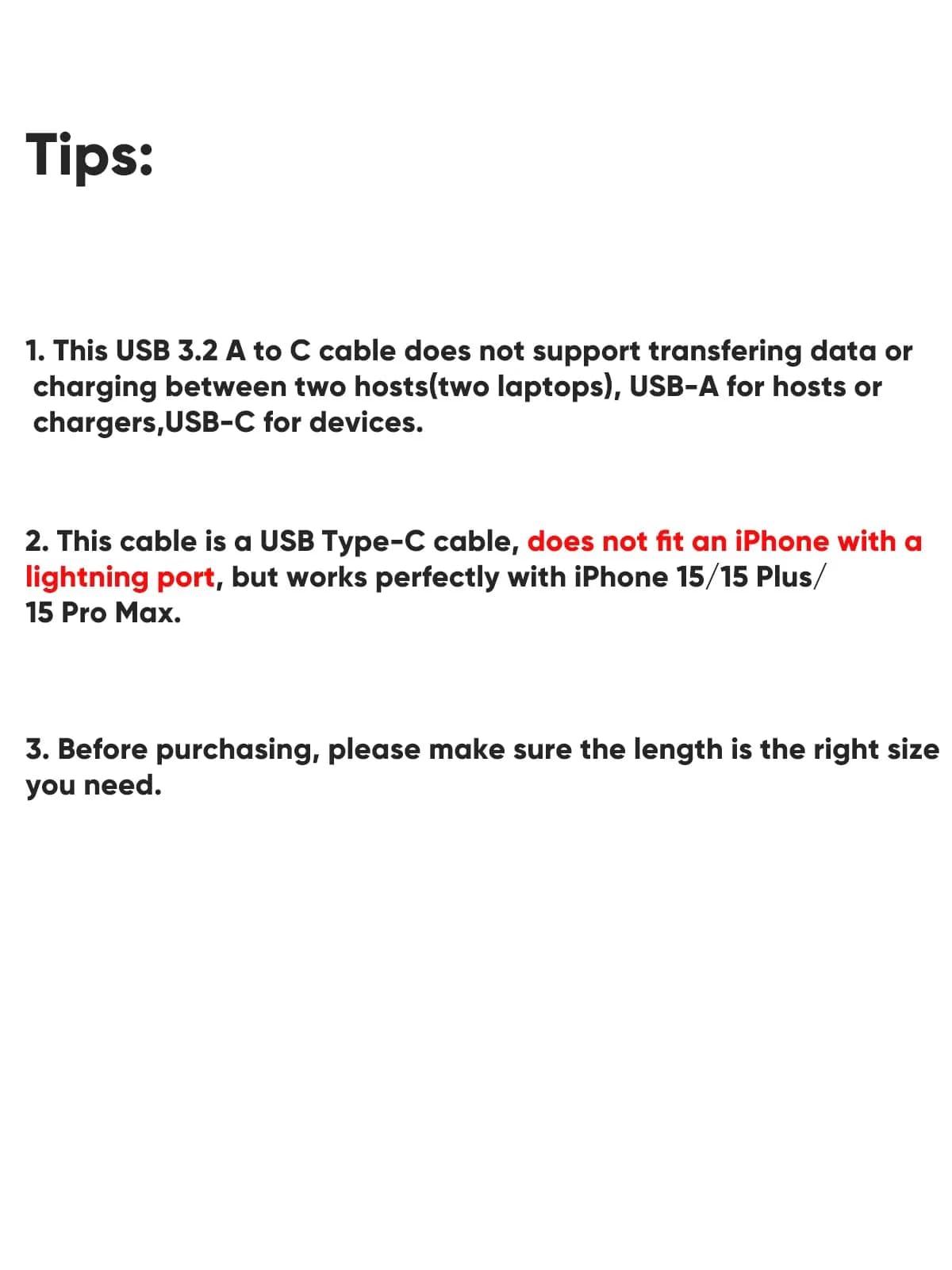 CableCreation USB A to USB C Cable 1m (3.3FT) | 10Gbps Data Transfer & 60W Charging - view 2