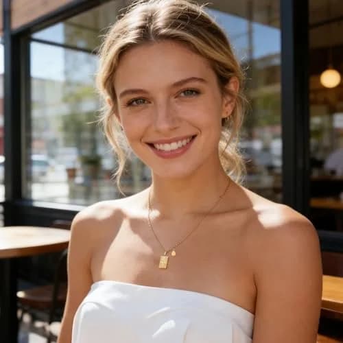 AIAINAGI Zodiac Sign Necklace for Women Constellation Tarot Card Pendant 0.74 x 0.47 in | Waterproof Gold Stainless Steel thumbnail 2