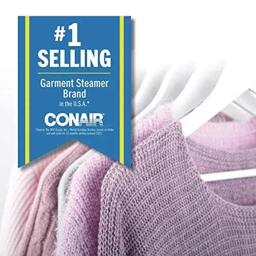 Conair CompleteSteam 1100W Handheld Garment Steamer for Clothes | Travel & Home Use thumbnail 7