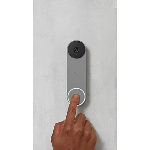 Google Nest Doorbell (Battery) - Ash | Wireless Video Doorbell with HD Night Vision thumbnail 3