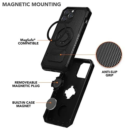 Rokform Rugged Case for iPhone 13 Pro Max, Magentic + RokLock (Black) | Military-Grade Shock & Drop Protection thumbnail 5