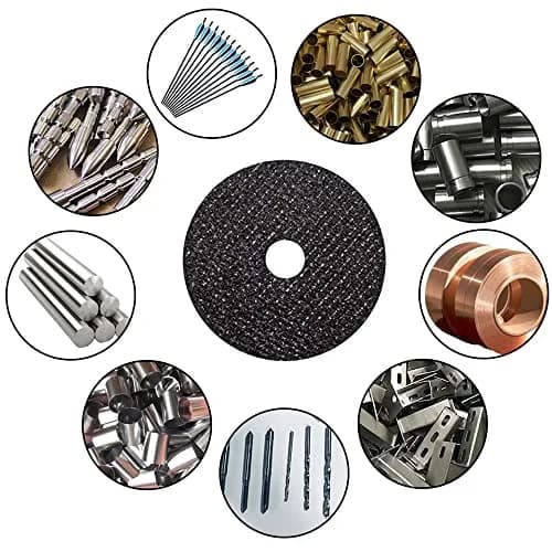 SI FANG 2 Inch Die Grinder Cut Off Wheels 10Pcs Mini Metal Cutting Disc | 50mm (2") Diameter, 1.5mm (1/16") Thickness, 10mm (3/8") Arbor thumbnail 8