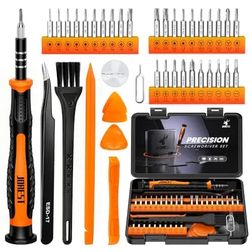 Jorest 40-Piece Precision Screwdriver Set with Torx Triwing Phillips | CRV Steel Bits & Magnetic Tip thumbnail 1