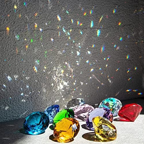 HDCRYSTALGIFTS Crystal Diamond Jewels Paperweight 40mm (1.5in) | Pack of 10 thumbnail 2
