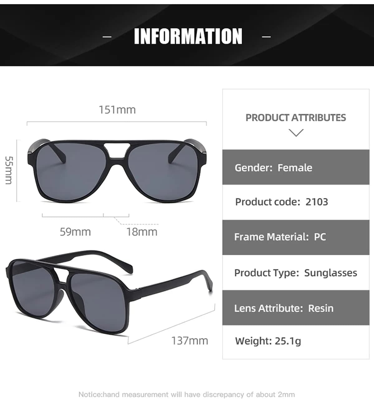 IKUVNA Vintage Aviator Sunglasses for Women Men 70s Glasses Retro Oversized Yellow Lens Shades (Blue) | UV400 Protection - view 4
