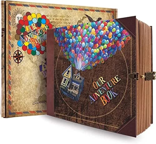 FEIYU BUY Our Adventure Book Scrapbook for Couples | Vintage Travel Diary & Keepsake (70-120 chars) thumbnail 1
