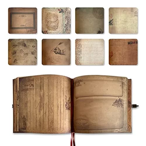 FEIYU BUY Our Adventure Book Scrapbook for Couples | Vintage Travel Diary & Keepsake (70-120 chars) thumbnail 4