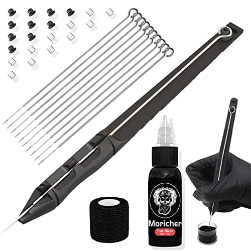 Moricher Hand Poke a Stick Tattoo Kit with ink | DIY Tattoo Supplies for Beginners in India thumbnail 1