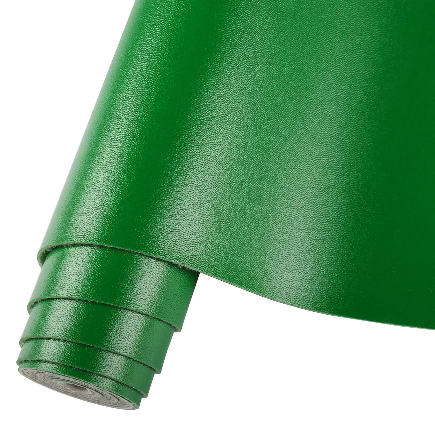 HGUAN Green Faux Leather Sheet 12"X53" | Solid Color Craft Material (70-120 chars) — Green