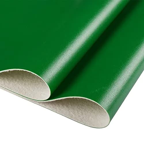 HGUAN Green Faux Leather Sheet 12"X53" | Solid Color Craft Material (70-120 chars) thumbnail 2