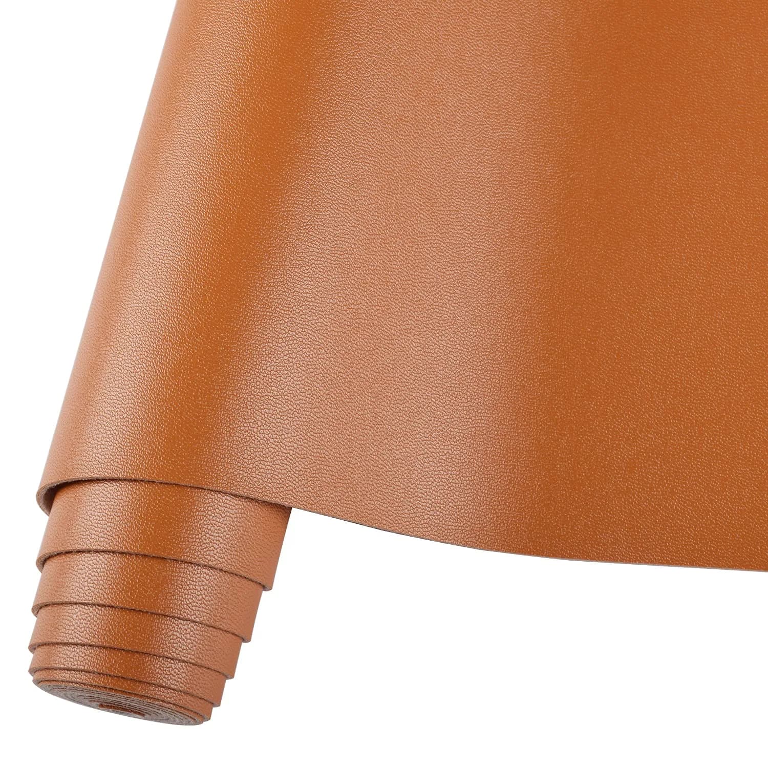 HGUAN Green Faux Leather Sheet 12"X53" | Solid Color Craft Material (70-120 chars) — Brown - main product image