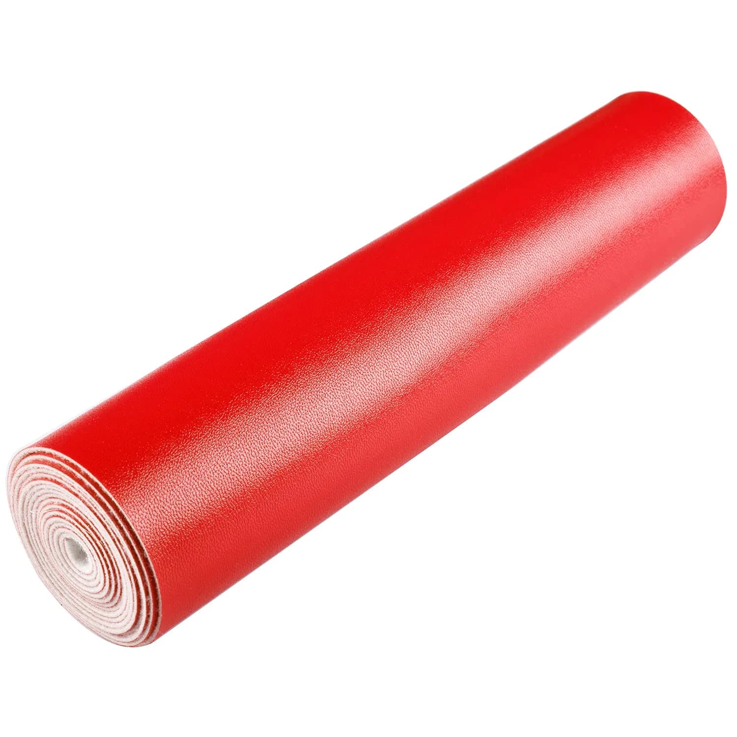 HGUAN Red Faux Leather Sheets Roll 12"X53" | Bright Solid Color for Crafts & Sewing thumbnail 2