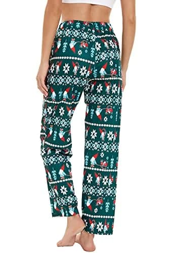 BATHRINS Womens Comfy Lounge Pants Wide Leg Drawstring Cotton Blend | Soft, Breathable & All-Season (70-120 chars) thumbnail 2