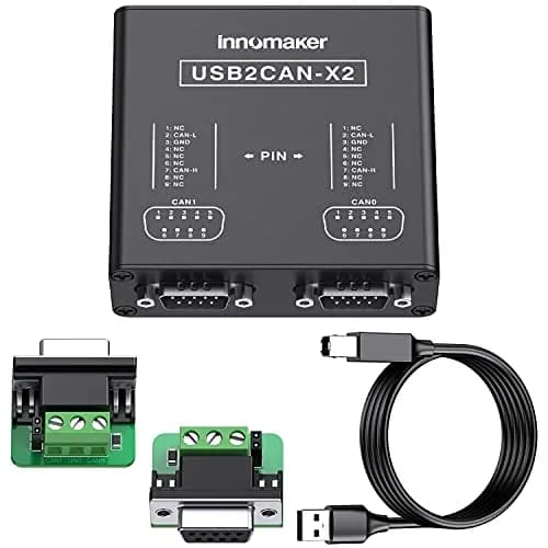 innomaker Dual Channels USB to CAN Converter for Raspberry Pi5/4/Pi3B+/Pi3/Pi Zero(W)/Jetson Nano/Tinker Board/Any SBCs Support Windows Linux Mac OS Android Venus OS | Industrial & Hobbyist thumbnail 7