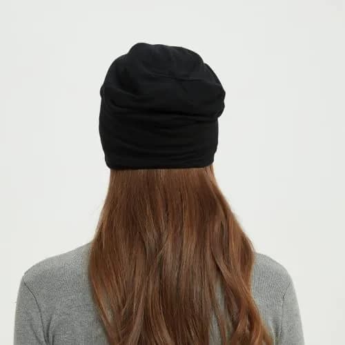 Radia Smart EMF Protection Slouch Beanie Black | RF Shielding for Head & Ears thumbnail 5
