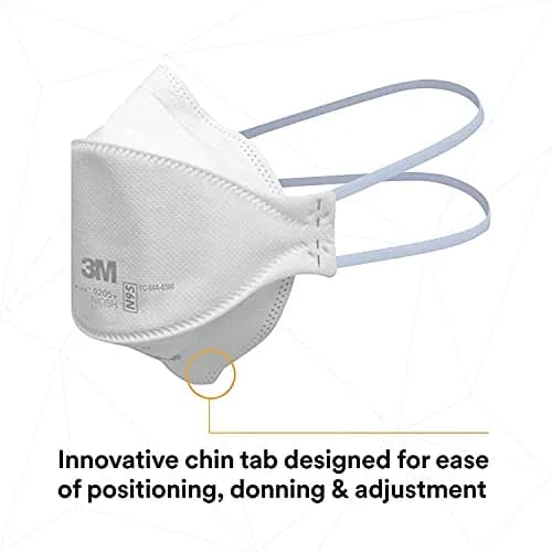 3M Aura Particulate Disposable Respirator 9205+ N95 (20-Pack, White) | NIOSH Approved for 95% Filtration thumbnail 3