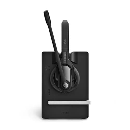 EPOS Impact D 30 USB ML Wireless DECT Dual Ear Headset Black | Clear Calls & Long Range thumbnail 1