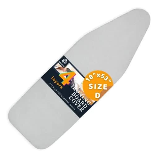 SAVUK Ironing Board Cover and Pad 18"x53" | Heat Reflective, Thick Padding, Non Stick thumbnail 1
