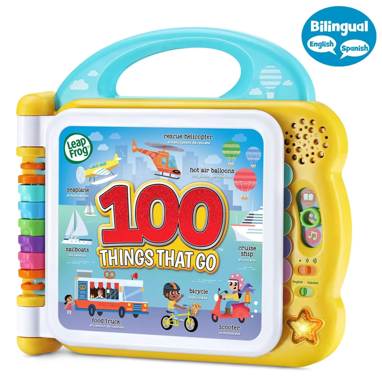 LeapFrog 100 Things That Go Interactive Book | Bilingual English Spanish Learning Toy - view 2
