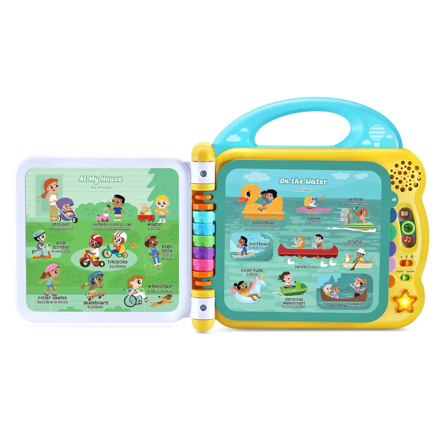 LeapFrog 100 Things That Go Interactive Book | Bilingual English Spanish Learning Toy - view 4