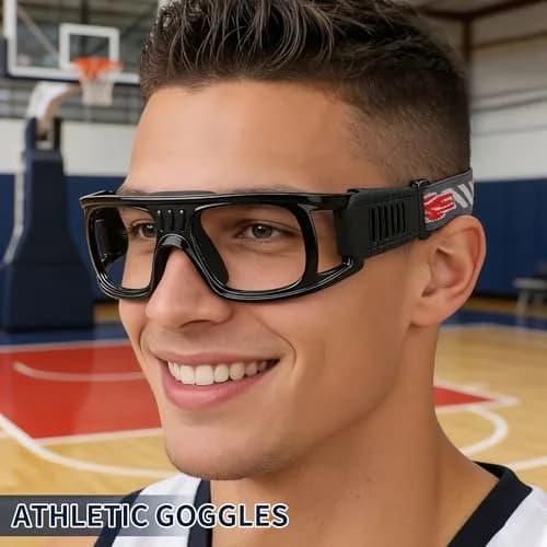 SooGree Professional Sports Goggles 8068, 0.15 kg (0.33 lb) | Impact Resistant Anti-Fog Eyewear thumbnail 2