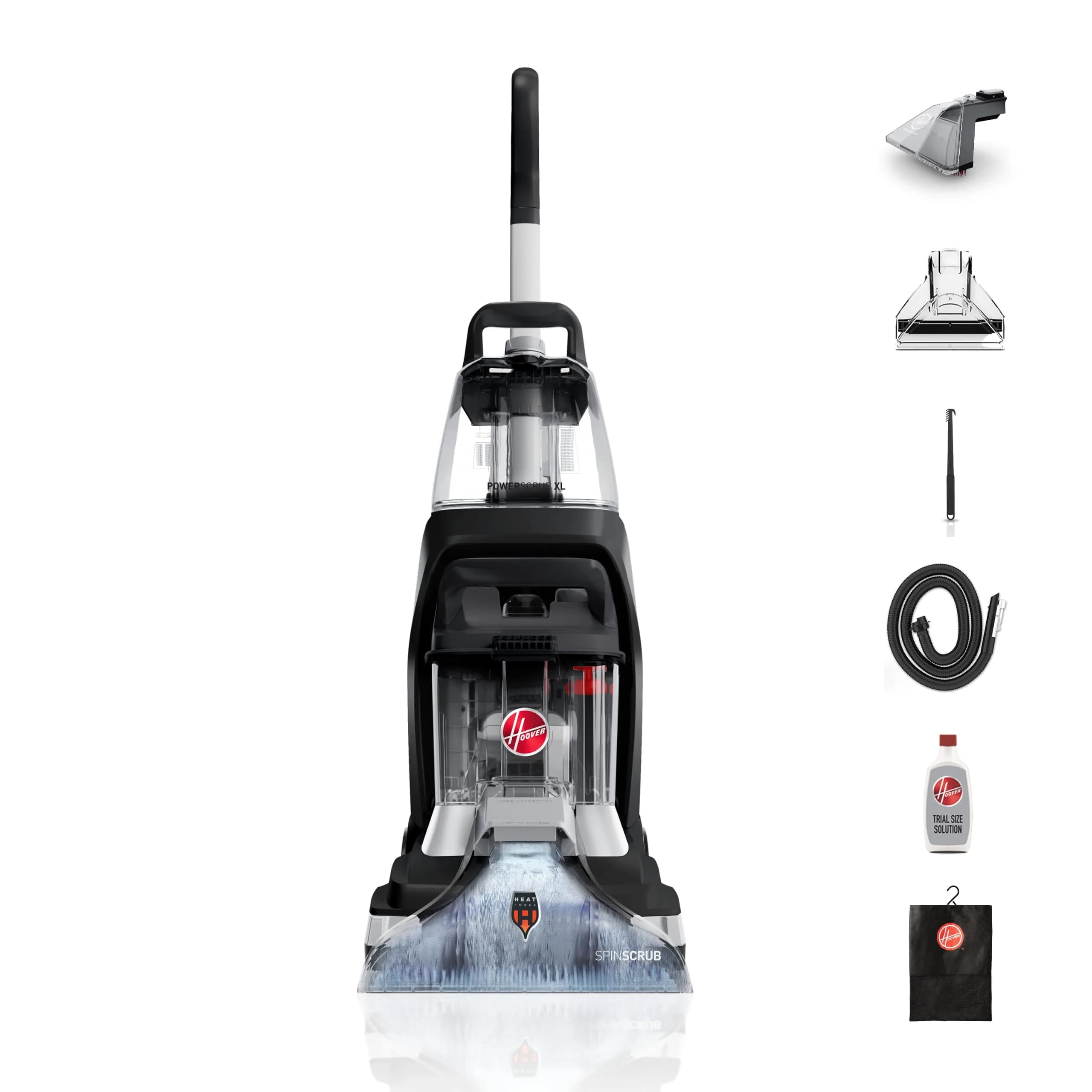 Hoover PowerScrub XL Pet Carpet Cleaner Machine for Carpet and Upholstery | Deep Stain Removal & Fast Drying — Black