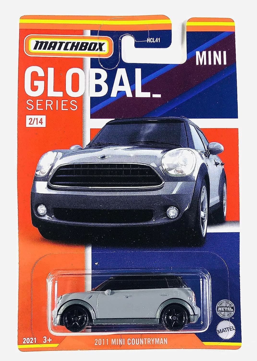 Hot Wheels Matchbox Mini Countryman Gray | Global Series 2/14 | 2-3 inches
