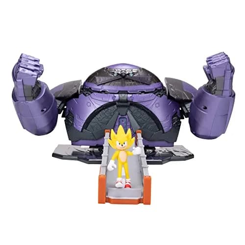 Sonic The Hedgehog 2 Movie Giant Eggman Robot Playset | 2.5" Action Figure Battle Set for Kids thumbnail 1
