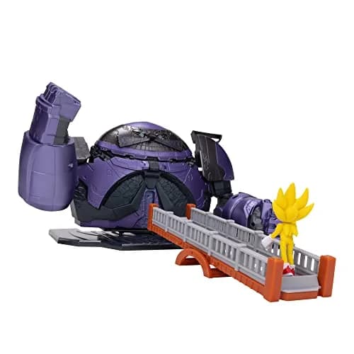 Sonic The Hedgehog 2 Movie Giant Eggman Robot Playset | 2.5" Action Figure Battle Set for Kids thumbnail 5