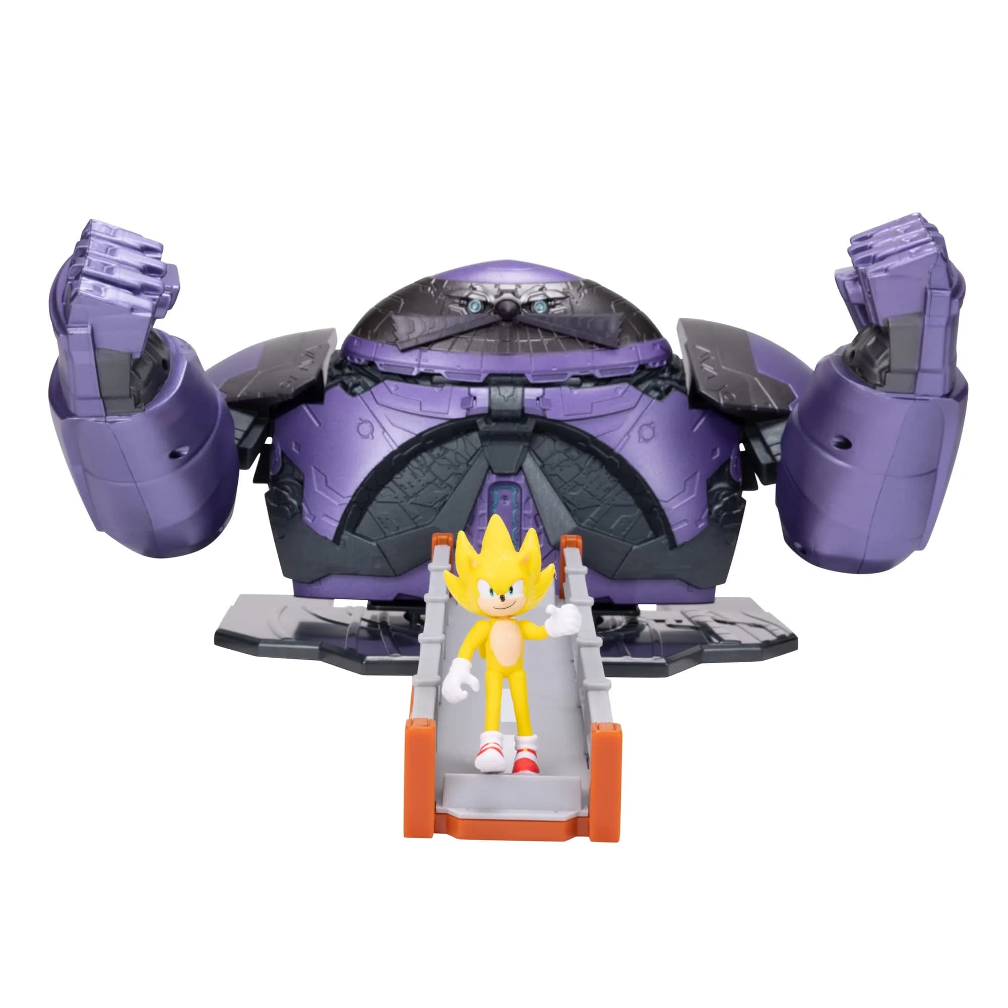 Sonic The Hedgehog 2 Movie Giant Eggman Robot Playset | 2.5" Action Figure Battle Set for Kids — Giant Eggman Robot