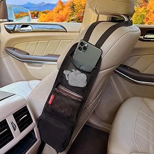 Luckybay Car Seat Side Organizer 16.5" × 5.5" | Universal Fit for Cars & SUVs, Waterproof, Durable thumbnail 2
