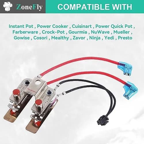 ZoneFly Pressure Sensor Switch for Instant Pot Duo 6 Qt | Replaces C6/E4 Error Codes thumbnail 5