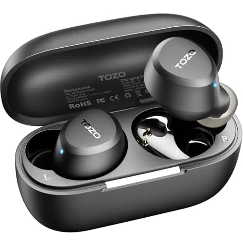 TOZO A1 Wireless Earbuds Bluetooth 5.3 Light Weight in Ear Headphones | Small Ears Comfort & Long Battery thumbnail 1