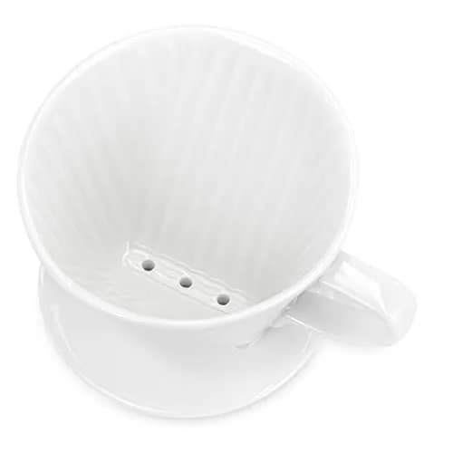 LHUKSGF Pour Over Ceramic Coffee Dripper 300ml | Handcrafted Ceramic Coffee Maker for Fresh Brew thumbnail 3