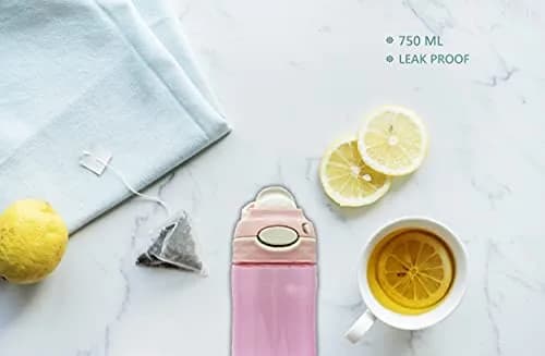 DEARART Clear 750ml (26oz) Water Bottle with Flip Top Lid | Leakproof & BPA-Free for Gym, Travel, Office thumbnail 7