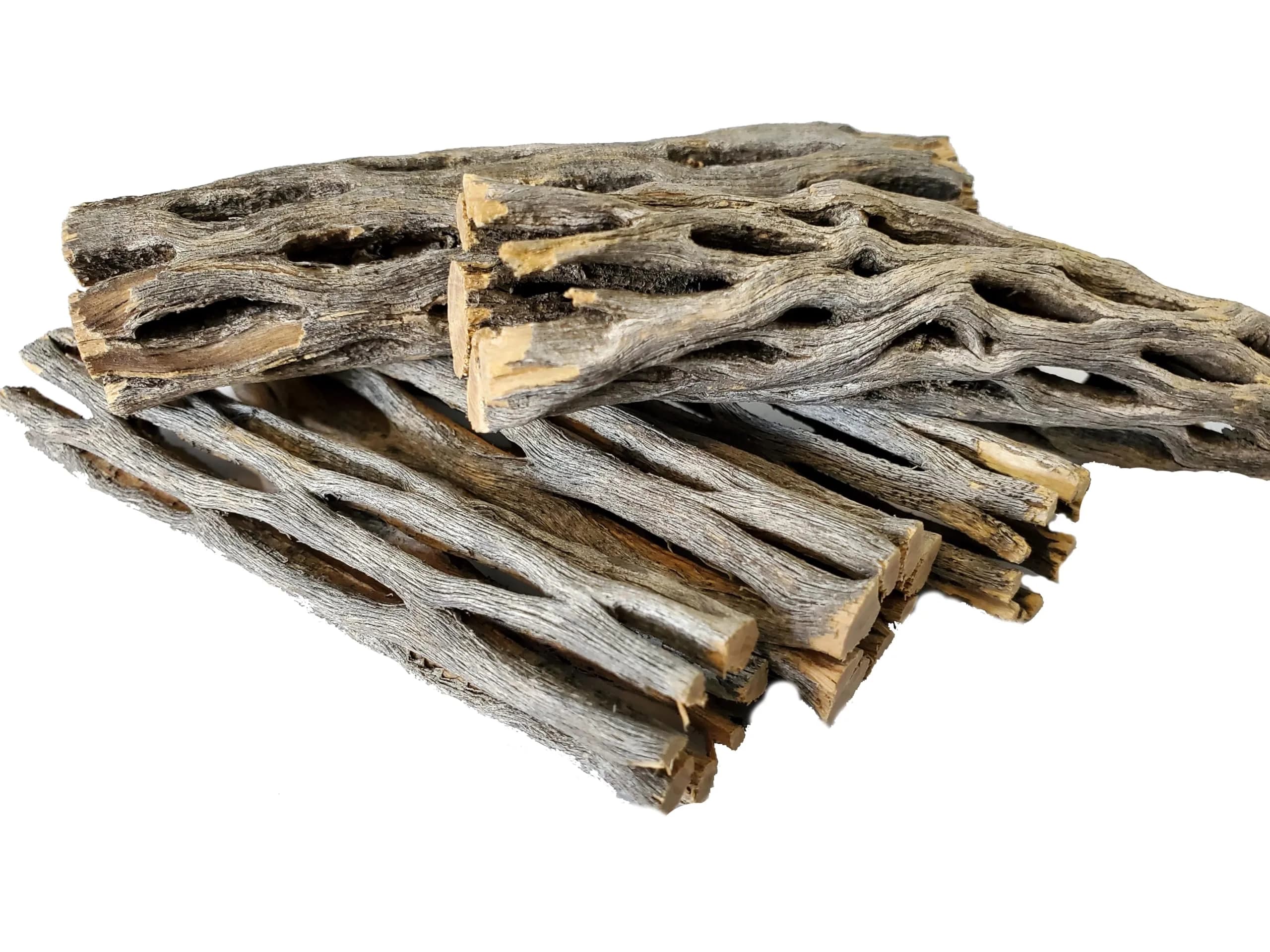 SoShrimp Natural Cholla Wood for Aquarium Decoration 6 Inch (5 Pack) | Creates Realistic Underwater Environments — 4 Inch