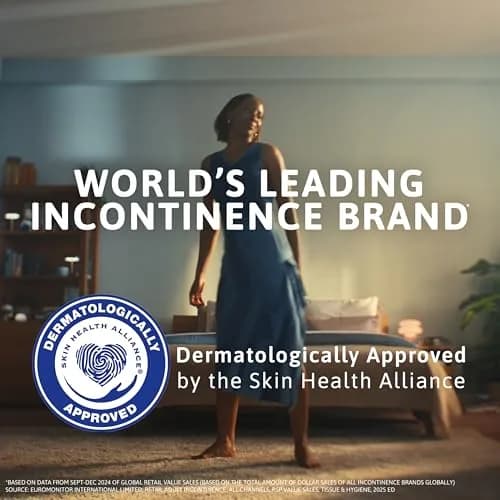 TENA Sensitive Care Moderate Incontinence Pads for Women, Regular, 216 Count | Dermatologist Tested & Hypoallergenic thumbnail 8