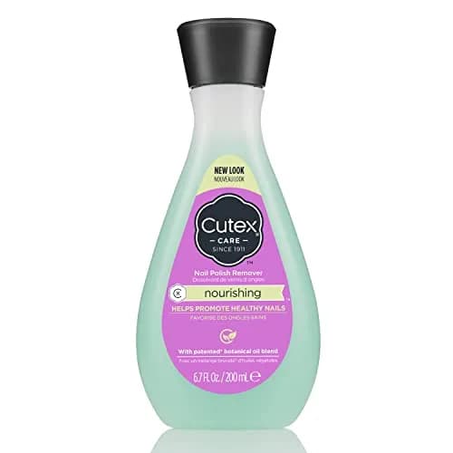 Cutex Nourishing Nail Polish Remover with Vitamin E & Apricot Oil, 10.1 fl oz (300 ml) | Healthy Nails & Spa Experience - main product image