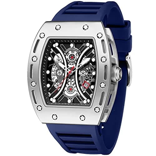 MF MINI FOCUS Blue Watch for Men 4.2cm Dial Waterproof Quartz Sport Wristwatch thumbnail 1