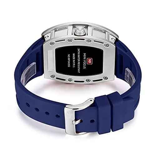 MF MINI FOCUS Blue Watch for Men 4.2cm Dial Waterproof Quartz Sport Wristwatch thumbnail 7