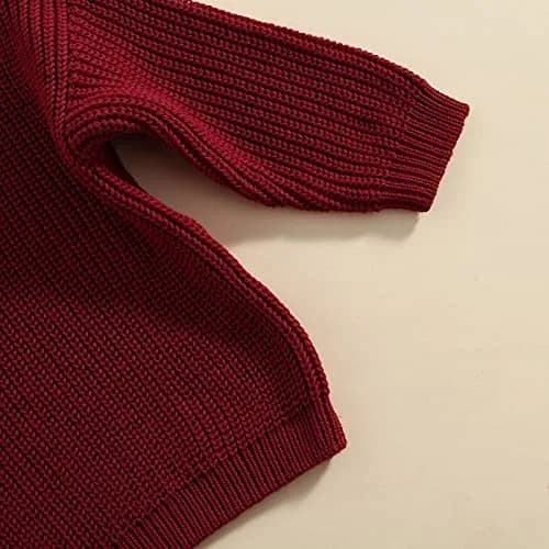 YOKJZJD Infant Toddler Baby Girl Boy Knit Sweater Pullover Long Sleeve Warm Clothes (6-9 Months) thumbnail 4