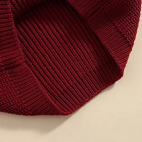 YOKJZJD Infant Toddler Baby Girl Boy Knit Sweater Pullover Long Sleeve Warm Clothes (6-9 Months) thumbnail 5