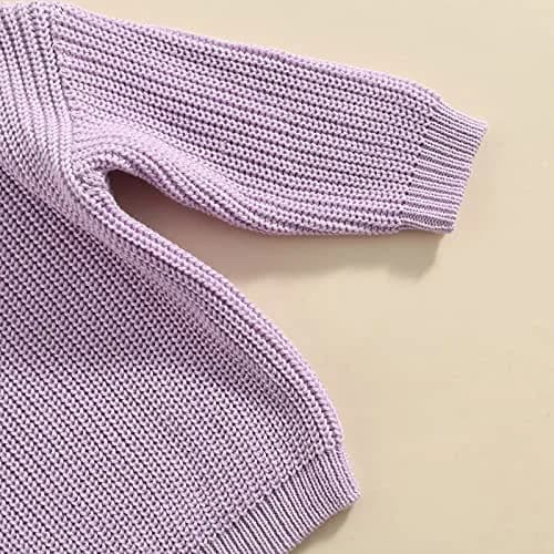 YOKJZJD Purple Sweater | Classic Knit Pullover for Infant & Toddler (6-9 Months) thumbnail 4