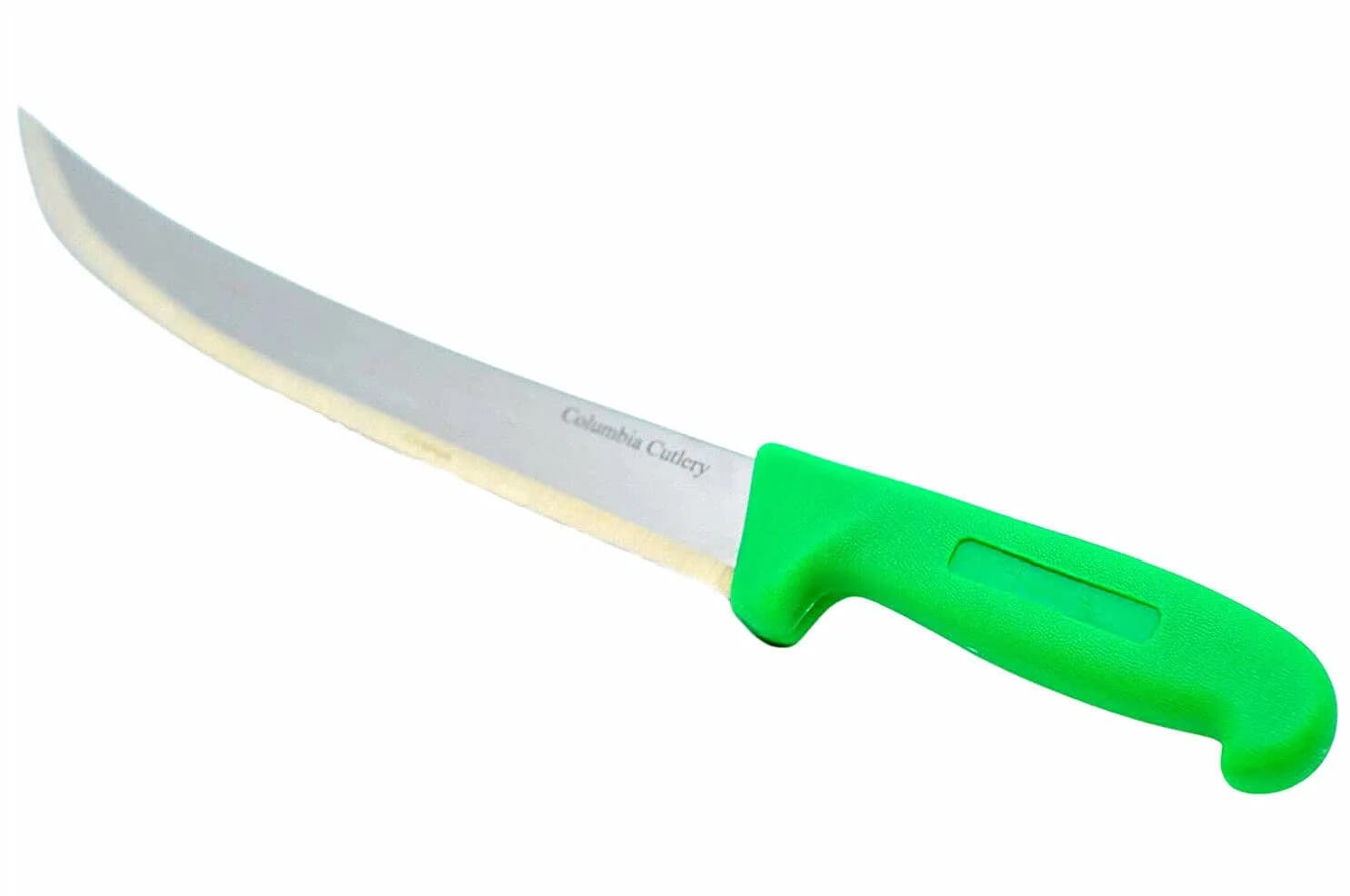 Cozzini Cutlery Imports 10 in. Green Carving Knife | Razor Sharp Stainless Steel Blade for Butchering & Roasts