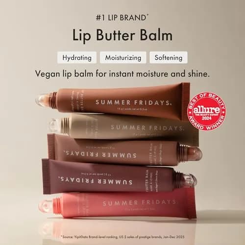 Summer Fridays Lip Butter Balm Vanilla Beige 0.5 Oz (14.79 ml) | Hydrates Lips Instantly thumbnail 3